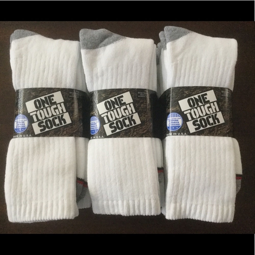 Heavy Duty Work Boot Crew Socks - ONE TOUGH SOCK